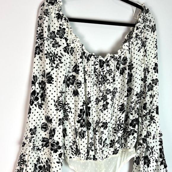 Free People One On One Date Bodysuit Tea Combo size small - Picture 5 of 13